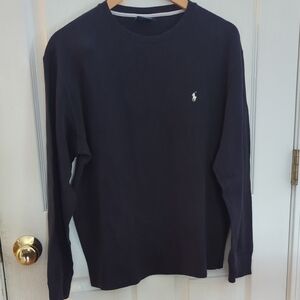 Black Long Sleeve Shirt with Logo